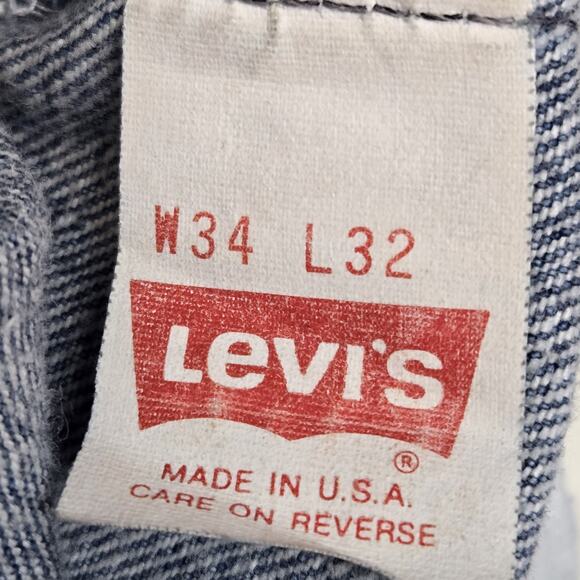 Vintage Levi's 501 XX Jeans Mens 32x31 Acid Wash Cotton USA 80's Grunge Rock - Picture 10 of 14
